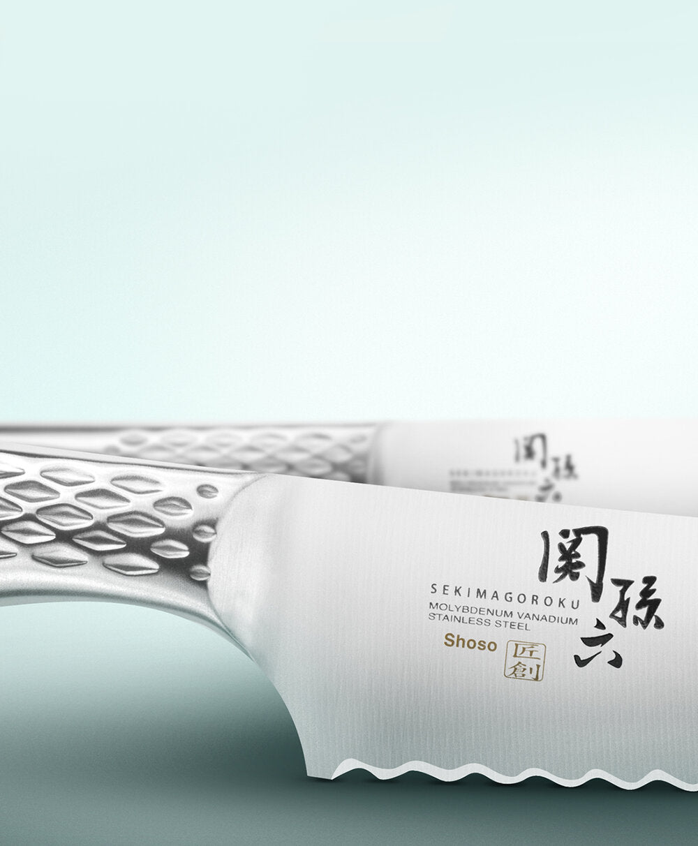 Seki Magoroku Shoso brødkniv - sølv